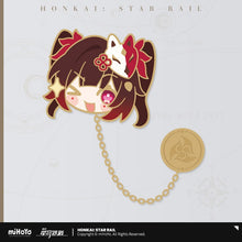 Load image into Gallery viewer, Honkai: Star Rail Pom Pom Exhibition Hall Themed Metal Badge Preorder
