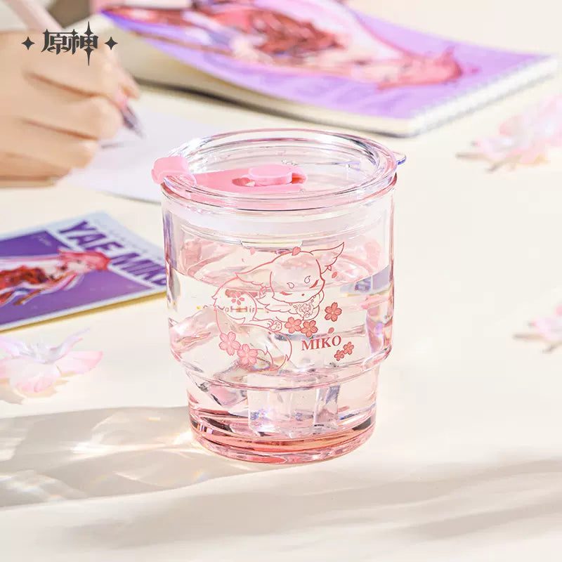 Genshin Impact Yae Miko Kitsune Fox Glass Cup