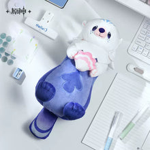 Load image into Gallery viewer, Genshin Impact Leisurely Otter Plush Pencil Case
