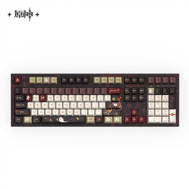 Genshin Impact Hu Tao Mechanical Keyboard Hot Swappable