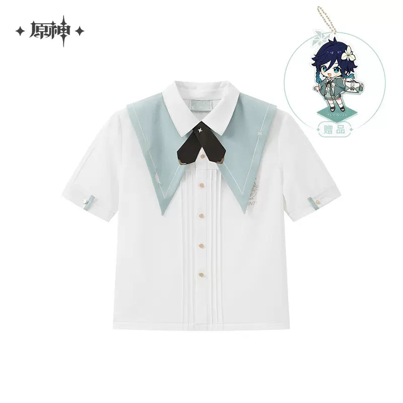Genshin Impact Venti Themed Short Sleeve Shirt Preorder