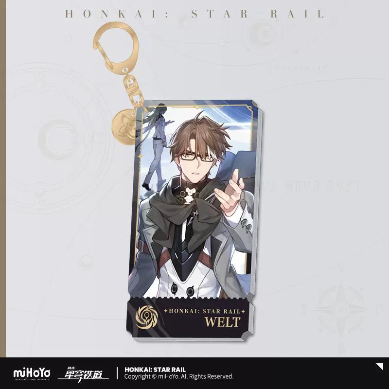 Honkai: Star Rail The Nihility Character Acrylic Keychain