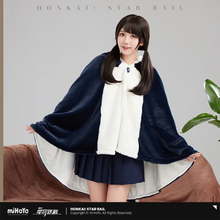 Load image into Gallery viewer, Honkai: Star Rail Pom Pom Plush Shawl Blanket

