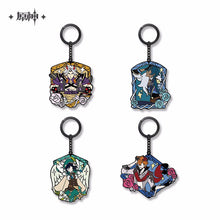 Load image into Gallery viewer, Genshin Impact Earthly Dialogue Series Metal Keychain
