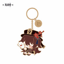 Load image into Gallery viewer, Genshin Impact Metal Keychain Multiple Characters
