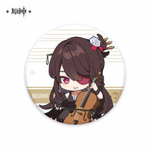 Load image into Gallery viewer, Genshin Impact Symphony Into a Dream Cute Character Badge Preorder
