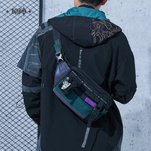 Load image into Gallery viewer, Genshin Impact Xiao Themed Messenger Bag
