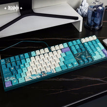 Load image into Gallery viewer, Genshin Impact Xiao Mechanical Keyboard Hot Swappable Preorder
