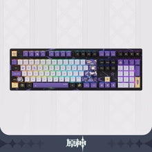 Load image into Gallery viewer, Genshin Impact Keqing Mechanical Keyboard Hot Swappable
