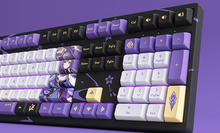 Load image into Gallery viewer, Genshin Impact Keqing Mechanical Keyboard Hot Swappable
